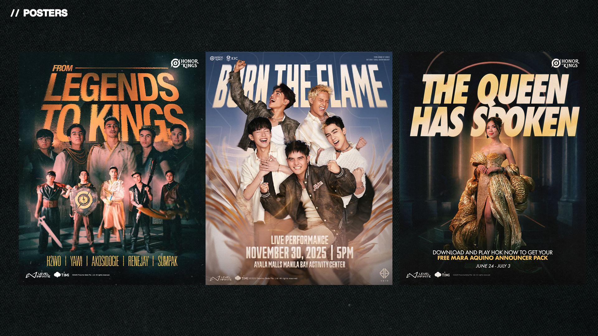 From Legends To Kings — Entertainment key art