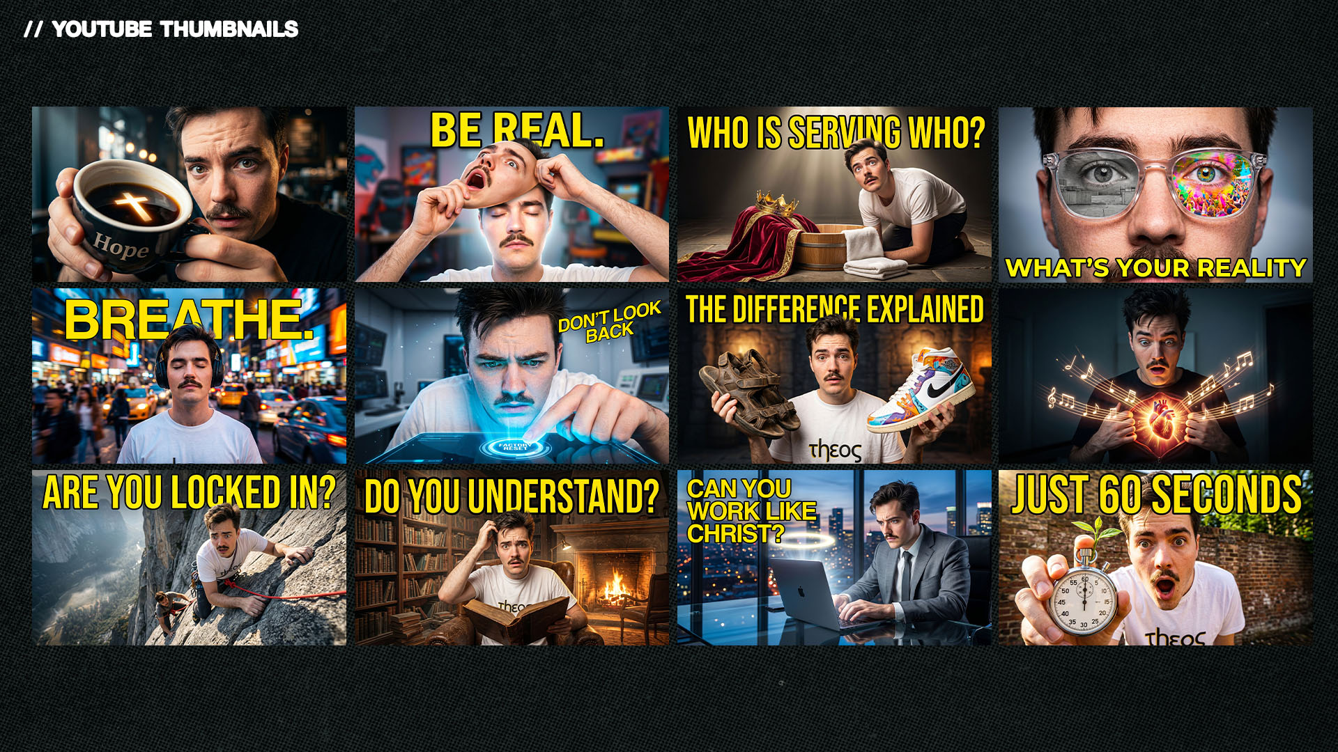 Be Real — Thumbnail design