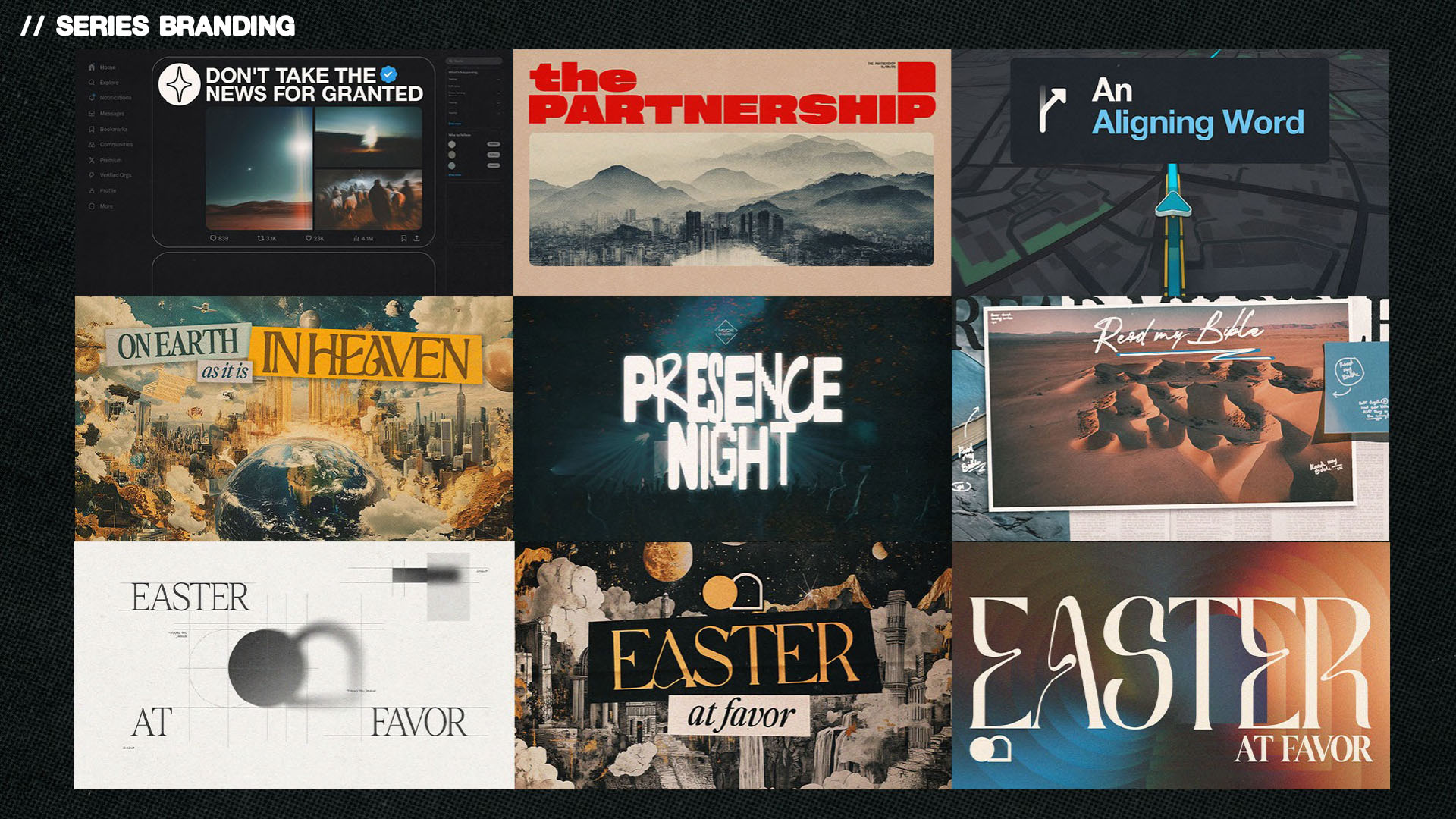 The Partnership — Message series identity